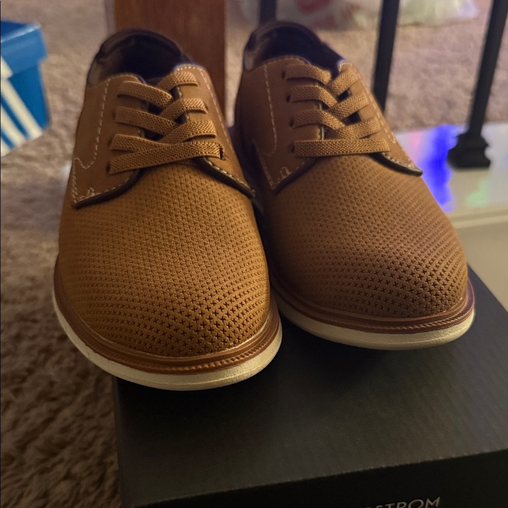 Nordstrom Kids Brown Dress Shoes